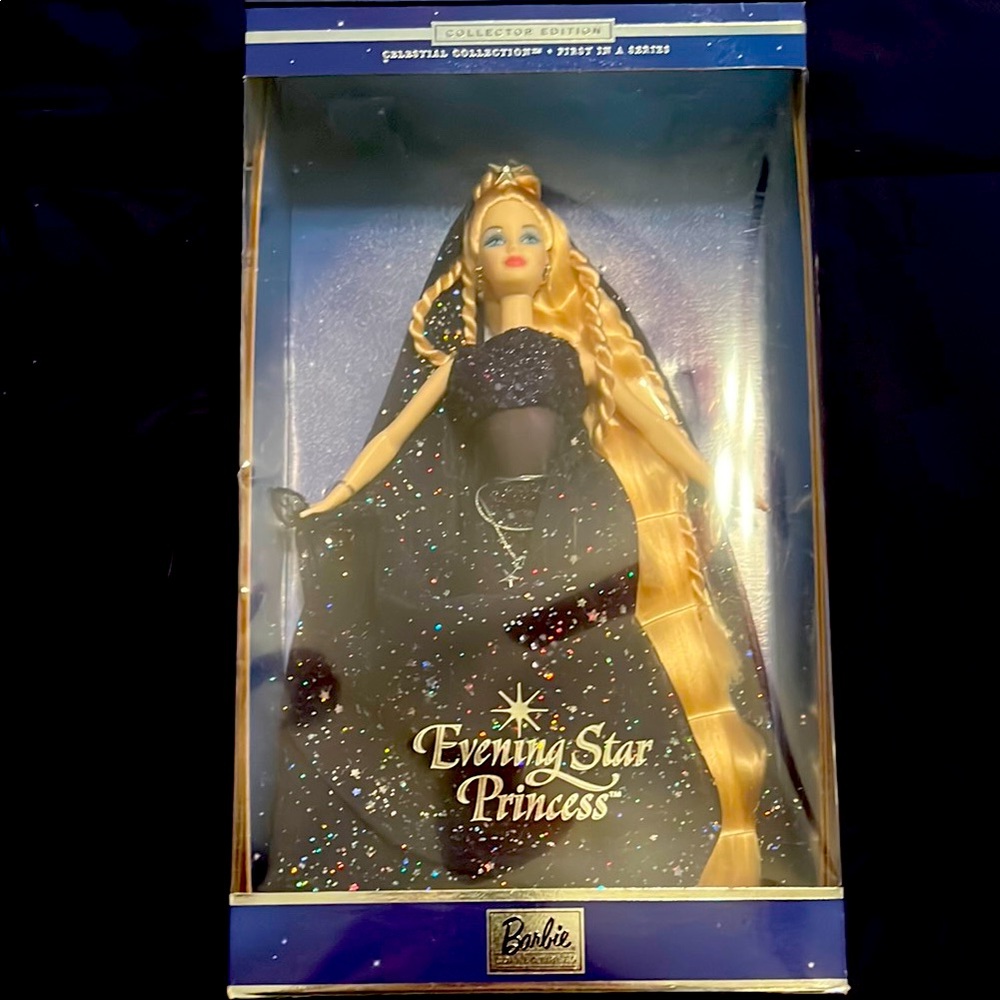 Barbie Evening Star Princess Doll - Black Gown